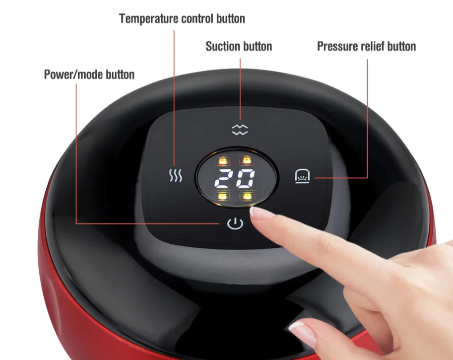 Smart Cupping and Red light Therapy Massage System Pro